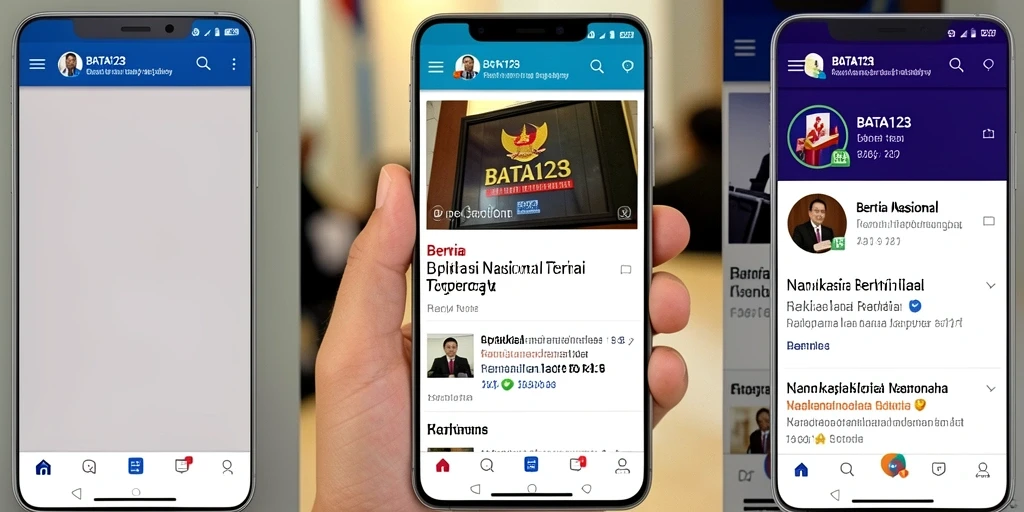 Tampilan antarmuka aplikasi BATA123 yang informatif dan menarik.