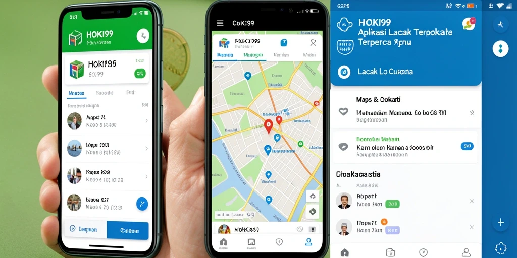 Antarmuka aplikasi HOKI99 dengan fitur lacak lokasi yang mudah digunakan.