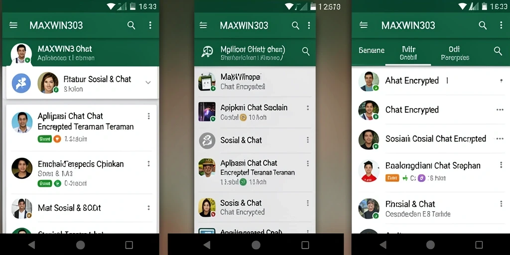 Antarmuka pengguna MAXWIN303 yang intuitif dan aman.