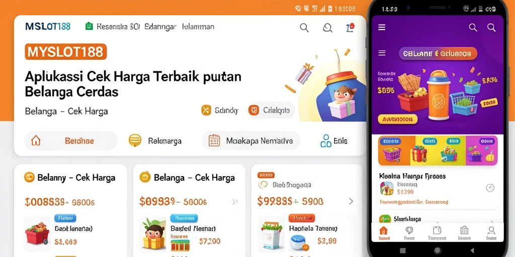 Antarmuka aplikasi MYSLOT188 untuk cek harga dengan mudah.