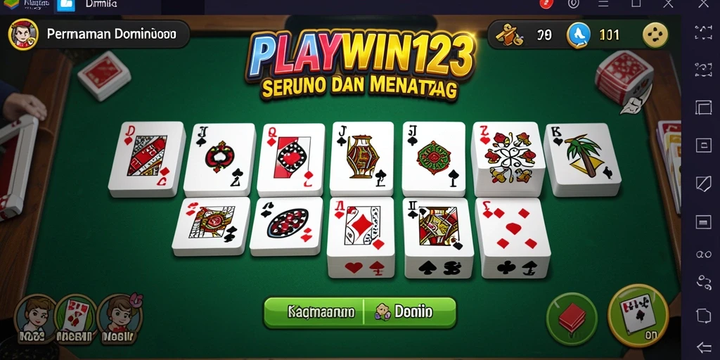Tampilan antarmuka yang menarik dan interaktif dari PLAYWIN123.