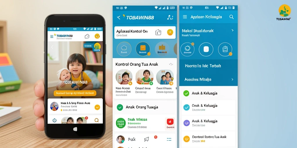 Antarmuka TOBAWIN88 yang intuitif untuk kontrol orang tua.