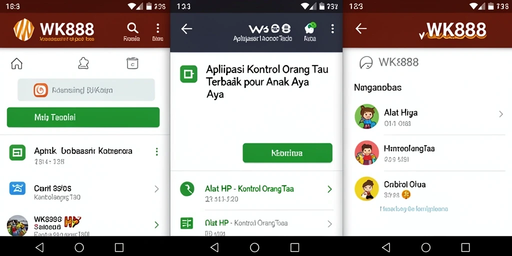 Tampilan antarmuka WK888 yang intuitif dan mudah digunakan.