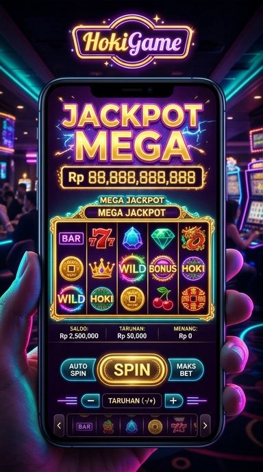 hokigame tampilan beranda