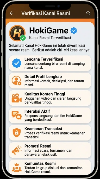 Halaman Resmi Hokigame untuk Pengguna Android