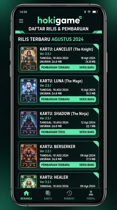Riwayat Versi Aplikasi hokigame untuk Android